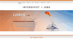 Desktop Screenshot of intensivistjobs.com